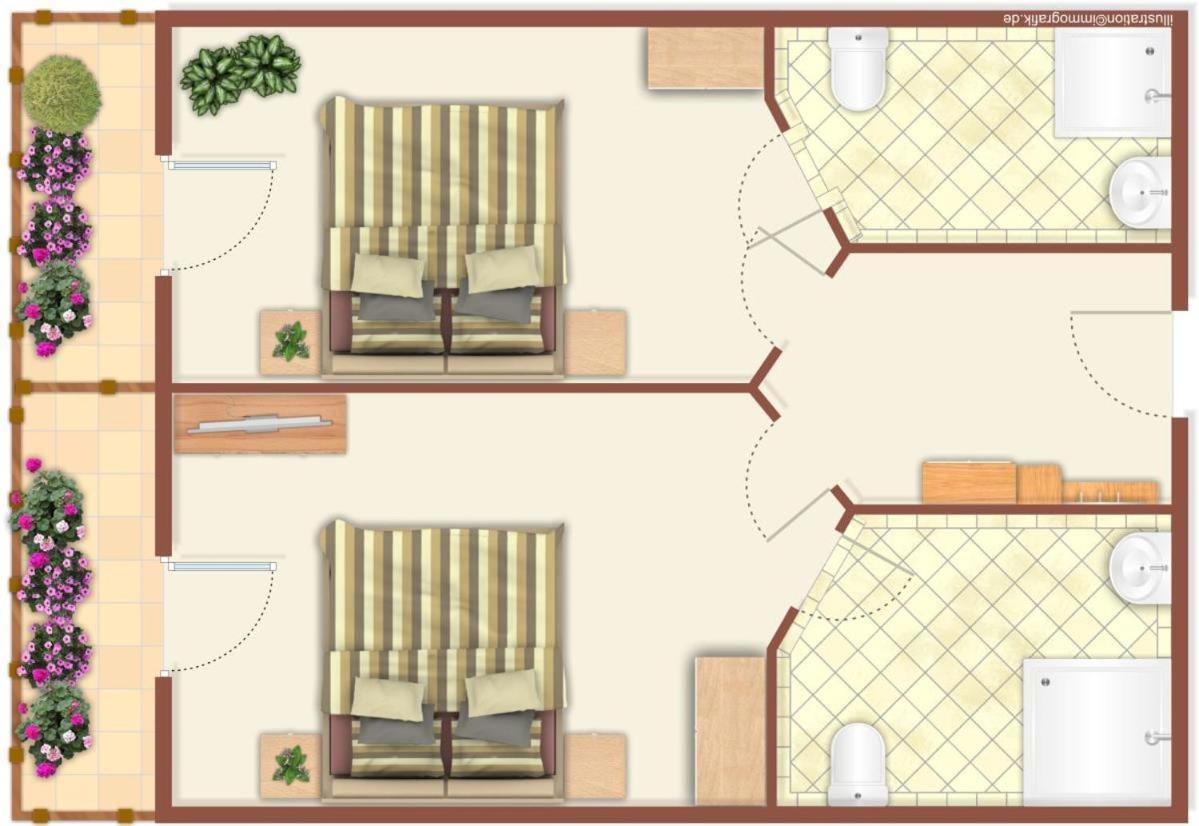 Doppelzimmer Tresen, Direkt Am Alten Strom Ferienhaus